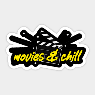 Movies & Chill Sticker